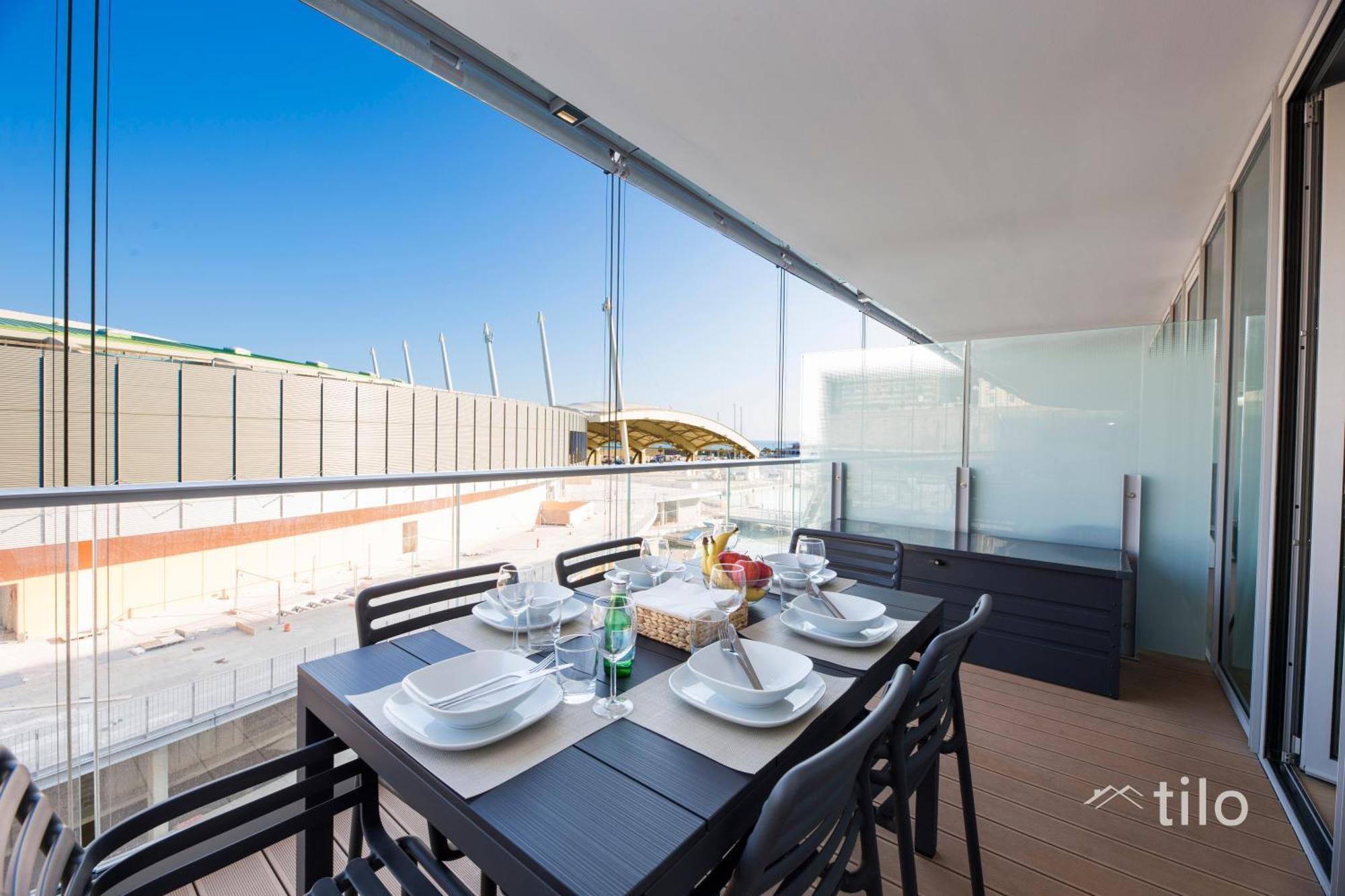 Waterfront Lux, 2 Bed Studio, Parking By Tilo *