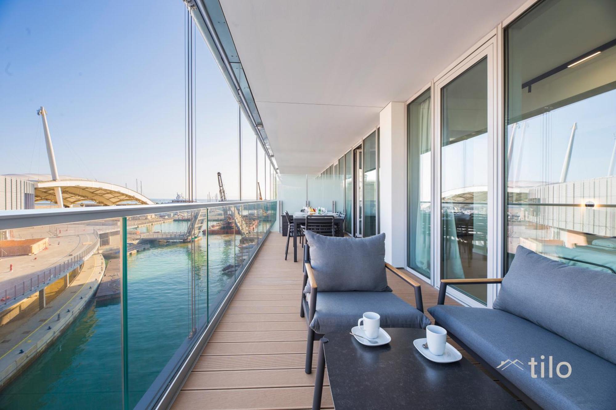 Waterfront Lux, 2 Bed Studio, Parking By Tilo Genua